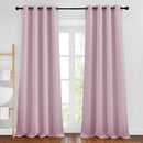 NICETOWN Baby Pink Room Darkening Curtains 102 inches Long, Grommet Thermal Insulated Solid Room Darkening Window Treatments Sound Reducing for Living Room, W46 x L102, Set of 2 by TinyTreasures Baby Boutique