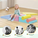 Lischwert Foam Climbing Blocks for Toddlers 1-3, 6pcs Soft Play Set with Crawling Exploration Toys, Indoor Outdoor Infant Safe Blocks for Baby Gym Toddler Playground by TinyTreasures Baby Boutique
