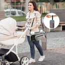 Momcozy Universal Stroller Organizer with Insulated Cup Holder Detachable Phone Bag & Shoulder Strap, Fits for Stroller like Uppababy, Baby Jogger, Britax, BOB, Umbrella and Pet Stroller by TinyTreasures Baby Boutique