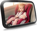 Shynerk Baby Car Mirror, Safety Car Seat Mirror for Rear Facing Infant with Wide Crystal Clear View, Shatterproof, 360° Rotation, Crash Tested and Certified by TinyTreasures Baby Boutique