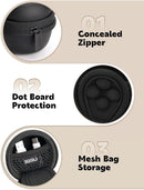 Carrying Case for Babelio White Noise Machine, Mini Sound Machine Protective Compact Traveling Storage Bag, Scratches Shockproof Waterproof (Only Case) (Black, S) by TinyTreasures Baby Boutique
