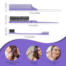 Curl Defining Brush, Curly Hair Brush, Slick Back Hair Brush, For Combing and Shaping Curls in All Hairstyles to Reduce Pulling (Purple) by TinyTreasures Baby Boutique
