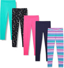 Amazon Essentials Girls and Toddlers' Leggings, Multipacks by TinyTreasures Baby Boutique