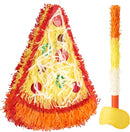 Wernnsai Pizza Piñata - Pizza Decorations For Kids Food Themed Birthday Party Piñata With Blindfold And Bat For Summer Mexican Party Supplies by TinyTreasures Baby Boutique