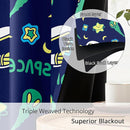 Kids Space Constellation Planets Blackout Curtains - 100% Blackout, Thermal Insulated, Noise Reducing, Perfect for Kids Room and Nursery, 2 Panels (Constellation Planets, W52×L63) by TinyTreasures Baby Boutique