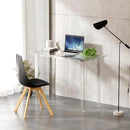 Acrylic Desk, Modern Study Table for HomeOffice-Extended Surface Multi-Purpose Console & EntrywayTable, Sturdy Lightweight Design (42.5-inch, Transparent) by CozyNest Decor