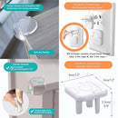 Baby Proofing Kit 67pcs All in One Includes Magnetic Cabinet Locks for Baby Proofing, Corner Bumper Protectors, Child Safety Strap Locks, Power Point Outlet Covers, Finger Pinch Guards & Bath Toys by TinyTreasures Baby Boutique