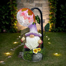 Garden Gnomes Outdoor Statue with Solar Lights Welcome Gnome Home Garden Decor Mom Gifts for Yard Patio Home Garden by GreenHaven Gardens
