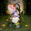 Garden Gnomes Outdoor Statue with Solar Lights Welcome Gnome Home Garden Decor Mom Gifts for Yard Patio Home Garden by CozyNest Decor