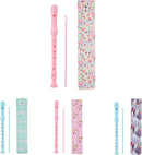 Recorder Instrument for Beginner Kids Adults,8-Hole Soprano Descant Recorder Music Flute with with Cleaning Rod & Leather Case For School Student Home Entertainment(2-Flamingo) by TinyTreasures Baby Boutique