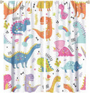 Cartoon Dinosaur Curtains for Kids Boys Girls Home Decor Childish Cute Dino Animals Print Pattern Rod Pocket Blackout Window Drapes for Nursery Baby Bedroom Playroom W31.5xL72in 2 Panels by TinyTreasures Baby Boutique