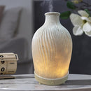 Aromatherapy Essential Oil Diffuser Art Resin Aroma Diffuser with Warm Light 80ML Cool Mist Humidifier Waterless Auto Shut-off for Home,Baby Bedroom,Office by TinyTreasures Baby Boutique