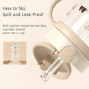 Evorie Tritan Spill Proof Toddler Straw Sippy Cup, 10 oz for Baby and Toddlers 1-3 Years Old, No Spill Straw Water Bottle with Removable Handles, Ideal for School, BPA-Free, Giraffe (NEW) by TinyTreasures Baby Boutique