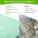 U'Artlines Portable Mini Greenhouse Small Green House with Waterproof Pad 23x13x17 Inch Plant Cover Tent for Garden Small Plants Indoor Outdoor, Green PE by GreenHaven Gardens
