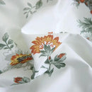 ABREEZE Floral Duvet Cover King Size Set Bird Flowers Bedding Set 100% Brushed Cotton Bedding Collection 1 Duvet Cover with 2 Pillowcases White by CozyNest Decor