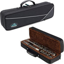 EASTROCK Closed Hole Flutes C 16 Key for Beginner, Kids, Student -Antique Flute with Case Stand and Cleaning kit by TinyTreasures Baby Boutique