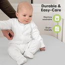 KeaBabies 2-Pack Organic Crib Sheets for Boys, Girls - 52x28 Fitted Crib Mattress Sheet Neutral, Breathable Jersey Cotton Cover for Baby Bed, Toddler Mattress, Soft & Cute Prints (French Gray) by TinyTreasures Baby Boutique