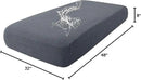 hyha Waterproof Couch Cushion Covers for Pets, Non Slip Sofa Seat Cover for Dogs Washable, Soft Thick Stretch Jacquard Fabric, Sofa Slipcovers with Elastic Bottom (1 Piece for Medium, Grey) by CozyNest Decor