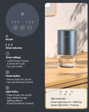 Essential Oil Diffuser Waterless Aromatherapy Diffusers for Home Large Room, Bedroom, Car, Office, Desk, Battery Operated, Small Diffuser for Pure Scent, 100mL Capacity, AN9 (Gray) by TinyTreasures Baby Boutique