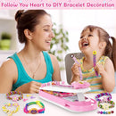 Friendship Bracelet Making Kit for Girls-DIY Bracelets Maker Art & Craft Kits for Kids-Jewelry String Braiding Set Toys for Age 6 7 8 9 10 11 12 Year Old Girl Advent Calendar Christmas Birthday Gifts by TinyTreasures Baby Boutique