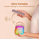IROO Mini Karaoke Machine for Kids, 2025 TOP Toys Birthday Gifts Ideas for Girls Ages 4, 5, 6, 7, 8, 9, 10, 12+ Years Old, Portable MP3 Player with 2 Wireless Mics for Party by TinyTreasures Baby Boutique