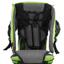 ClevrPlus Cross Country Baby Backpack Carrier, Green, Toddler Hiking Backpack with Comfortable Seat, Adjustable Straps & Belt, Foldable Frame Lightweight Large Capacity Child Carrier for Outdoor by TinyTreasures Baby Boutique