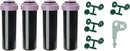 K Rain ProPlus 3/4" Reclaimed Water (RCW) Gear Drive Rotor Sprinkler 4 1/2" Pop-Up | 22' - 50' Spray Distance, 40° - 360° Arc Spray Pattern with Full-Circle | Includes Install Kit (4 Pack) by GreenHaven Gardens