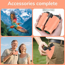 Compact Binoculars for Adults High Powered - OPAITA 20x32 Small Binoculars for Adults Kids with Low Light Vision for Hunting Cruise Ship Travel Concert Hiking Orange by TinyTreasures Baby Boutique