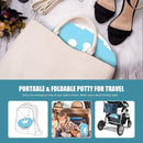 Portable Potty for Toddler Travel Foldable Potty Seat for Toddler Training Toilet for Kids Boys Girls Car On The Go Potty Travel Toilet Chair for Camping Park Indoor/Outdoor (Blue) by TinyTreasures Baby Boutique