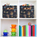 Storage Basket Bin Mushroom Snail Organizer Basket Collapsible Shelf Basket Cube with handle for Nursery Bedroom Bathroom, one sizex1 by TinyTreasures Baby Boutique