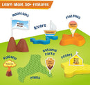 Imagimake Mapology Physical Features USA Puzzle | Mountains, National Parks, Rivers & Lakes 3D Puzzle Toys for Ages 8-13 | Educational Toys | Classroom Must-Haves | Back to School Gifts for Kids 6-12 by TinyTreasures Baby Boutique