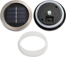 Cooo Heavy Solar Mosaic Crackle Glass Light with Dual Solar Panels, Color-Changing RGB Light, Exclusive Dazzling Glass, Waterproof Outdoor Tabletop Garden Light Landscape Path Light 2 Pack by GreenHaven Gardens