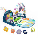dearlomum Baby Play Mat Baby Gym,Funny Play Piano Tummy Time Baby Activity Mat with 5 Infant Sensory Baby Toys, Music and Lights Boy & Girl Gifts for Newborn Baby 0 to 3 6 9 12 Months（New Blue） by TinyTreasures Baby Boutique