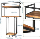 Towel Rack Wall Mounted - Space-Saving Design for Small Bathrooms - Versatile Organizer for Towels, Blankets, and More - Ideal for RVs and Hotels by CozyNest Decor