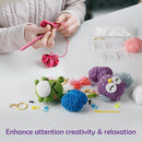 A-URA Learn to Crochet Kit for Beginners Kids and Adults, Premium 4 Animal Pattern Beginner Crochet Kits with Easy Tube Yarn & Step-by-Step Video Tutorials (Forest Friends–Standard Size) by TinyTreasures Baby Boutique