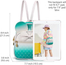 KL928 Girls Bowknot Polka Dot Cute Mini Backpack Small Daypacks Convertible Shoulder Bag Purse for Women by TinyTreasures Baby Boutique