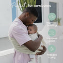 Boba Ring Sling - Newborn to Toddler Carrier, Lightweight & Breathable, Hip-Healthy, Front & Hip Carry, 8-35 lbs (Pampas) by TinyTreasures Baby Boutique