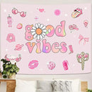 Lunerfex Y2K Tapestry Pink Wall Tapestry, Cute Tapestries for Bedroom Funny Tapestries Wall Hanging for Bedroom Living Room Decor Pink-1 44"x60" by CozyNest Decor