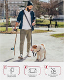 Hands Free Dog Leash, 8.2ft Multifunctional Crossbody Rope with Explosion-Proof Handle and Adjustable Training Hands Free Leash for Medium Dog by TinyTreasures Baby Boutique