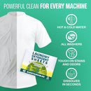 Sudstainables Laundry Detergent Sheets (60 Loads) – Eco-Friendly, Zero Waste, Plastic-Free Laundry Washing Machines Soap Sheets; Dissolvable, Space-Saving Strips for Travel (Lemon) by CozyNest Decor