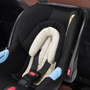 COOLBEBE Upgraded 2-in-1 Babybody Supports for Newborn Infant - Extra Soft Breathable Car Seat Insert Cushion Pad, Perfect for Carseat, Stroller, Swing, Bouncer Black by TinyTreasures Baby Boutique