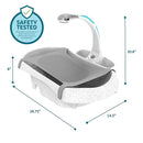 The First Years Rain Shower Baby Bathtub Set - Includes Infant Sling, Soothing Spray Shower Head, Fresh Water Tank and Built in Soft Brush - 3 in 1 Grow with Me Design - Baby Bath Essentials by TinyTreasures Baby Boutique