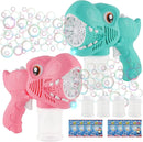 Onory 2 Pack Bubble Gun Machine for Kids, Bubble Gun with Bubble Solutions for Boys Girls, Bubble Blaster for Summer Toy, Party Favors, Outdoor & Indoor Activity, Birthday Gift, Bubble Blower by TinyTreasures Baby Boutique