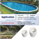 8PCS 1 to 3/4 Inch Double Female Threaded PVC Adapter Pressure Fittings 1" to 3/4" Female to Female Thread Coupling Pipe Fitting Connector for Garden Works HE046-1x3/4 by GreenHaven Gardens