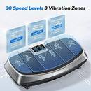 MERACH Vibration Plate Exercise Machine, 3D & 4D Vibration Plate with 2 Tension Ropes LED Display, Whole Body Vibration Platform for Women Men, Exercise Equipment for Home by CozyNest Decor