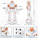 KingsDragon RC Robot Toys for Kids, Gesture & Sensing Programmable Remote Control Smart Robot for Age 3 4 5 6 7 8 Year Old Boys Girls Birthday Gift Present,Orange by TinyTreasures Baby Boutique