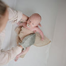 mushie Baby Bath Mitt | Organic Cotton | Pack of 2 (Baby Blue) by TinyTreasures Baby Boutique