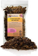 Premium Coconut Husk Chips and Fibers Mix for Orchids, Houseplant, Monstera and Fiddle Leaf Fig by GARDENERA (5 Quart Bag) by GreenHaven Gardens