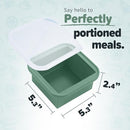 2-Cup Silicone Freezer Trays with Lids – Perfect for Meal Prep, Portion Control, and Easy Freezing-Meal Prep Container Molds for Soup,Leftovers (Green, 4 pack) by TinyTreasures Baby Boutique