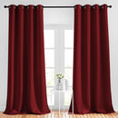 NICETOWN Blackout Burgundy Red Curtains 102 inches Long 2 Panels, Grommet Thermal Curtains Light Blinds Room Darkening Window Treatments for Bedroom, 2 Panels, W52 x L102 by TinyTreasures Baby Boutique